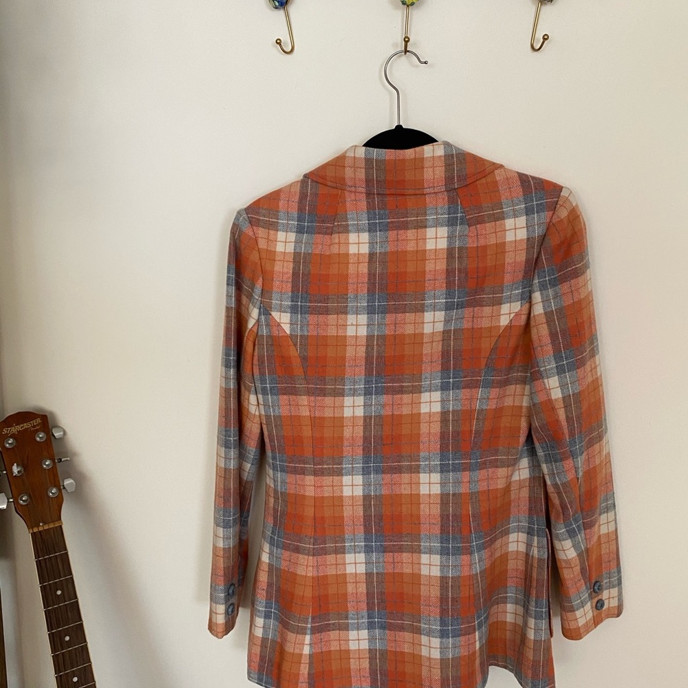 VINTAGE 70s PENDLETON WOOL WOMENS PLAID SUIT - Picture 9 of 16